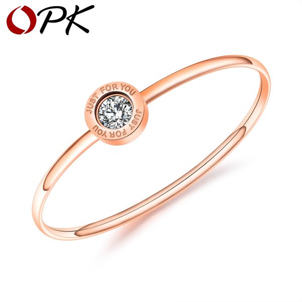 thin rose gold bangle