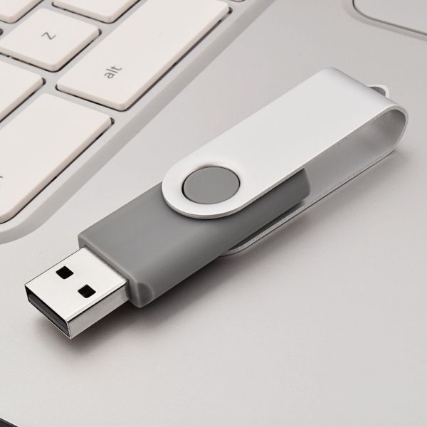 

Серый Металл Вращающийся 32 ГБ USB 2.0 Флэш-накопители 32 ГБ Флэш-накопитель Pen Thumb Storage
