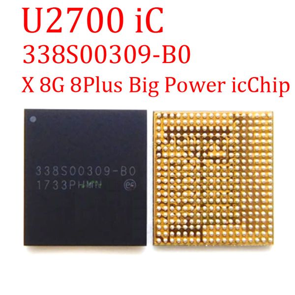 

5pcs/lot Original New Big Power IC Chip U2700 iC For iPhone X 8 8G 8 Plus 8Plus Main Power IC338S00309 338S00309-B0 PMIC Managemen Supply IC