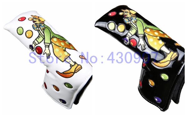 

magnet dancing ball clown putter headcover for golf putters blade putter cover