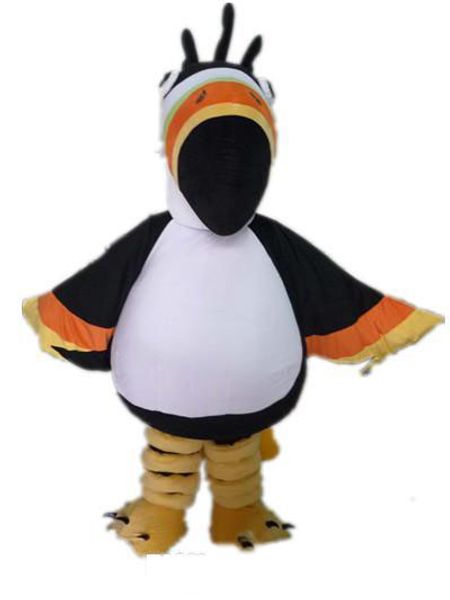

2019 the head a toucan mascot costume for to wear, Red;yellow