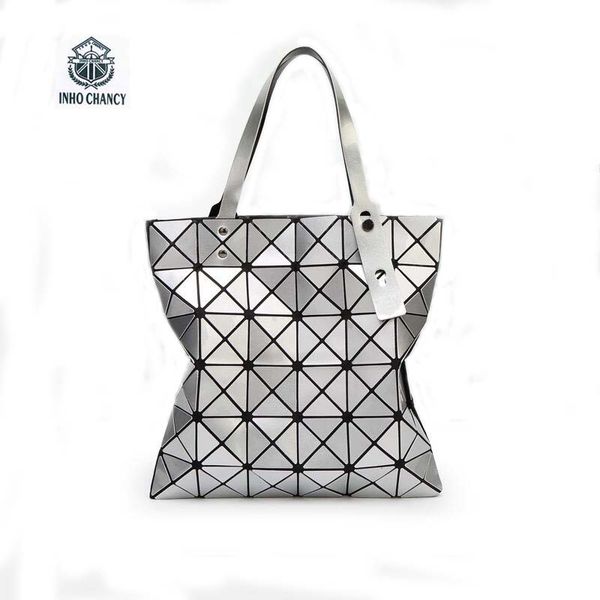 

inho chancy 2017 most popular bao bao women bag shoulder women's handbag folded geometric plaid bag