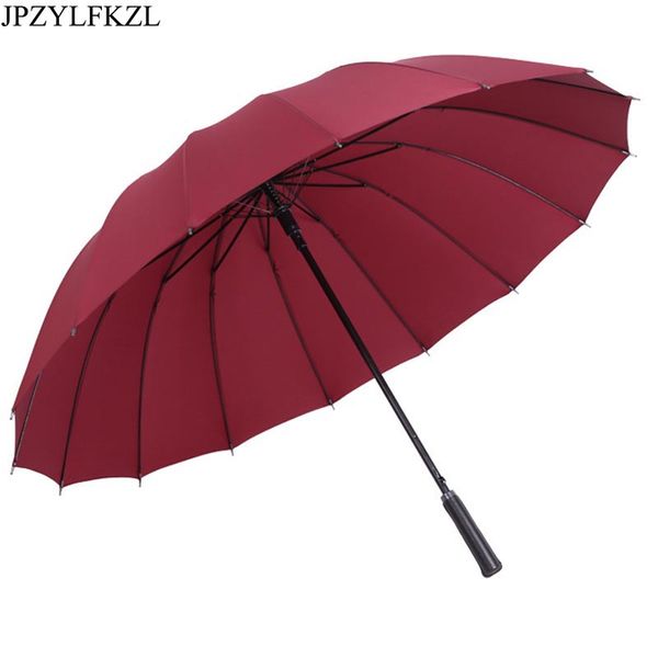 

16k semi-automatic increase umbrella 1-2 people female male car luxury large windproof straight umbrella corporation