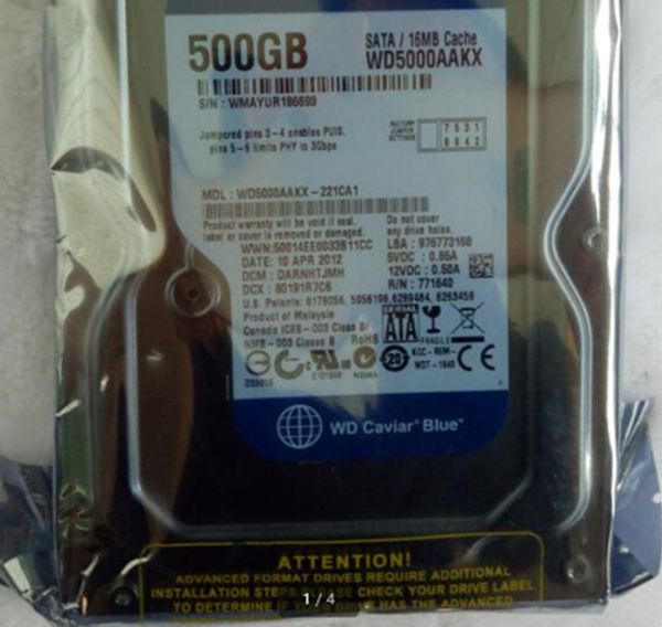 

wd500aakx blue 500 гб sata 3.5 "7200k настольный жесткий диск
