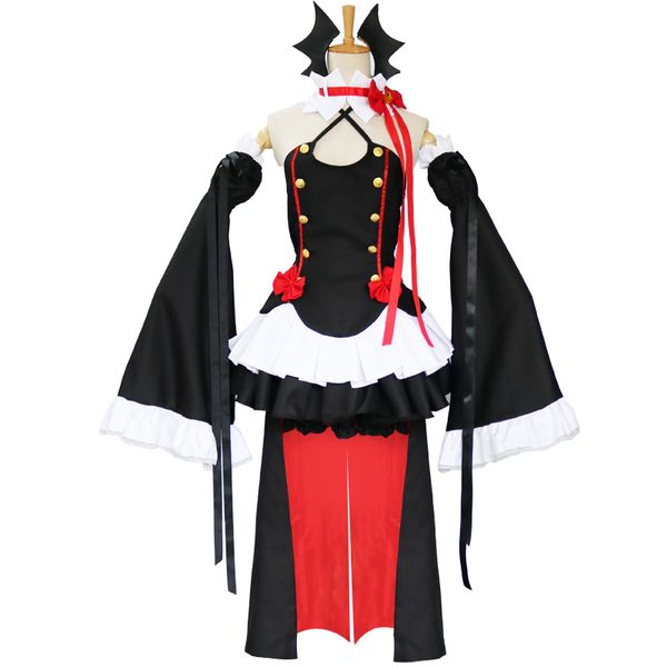 

seraph of the end vampires krul tepes uniform cosplay costume, Black