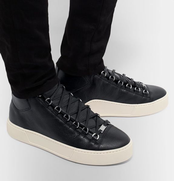 

original box designer shoes wine red black kanye west arena casual shoe man fashion lace up high sneaker trainer shoes size 39-46