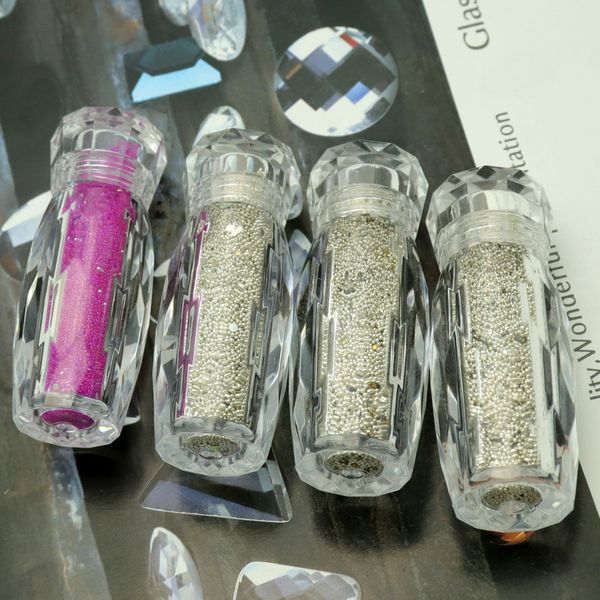 

micro studs diy crystal nails accessoires colorful 3d nail art decoration tool micro studs diy nails accessoires colorful, Silver;gold