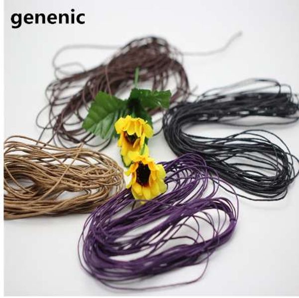 

good 10m 1mm waxed cotton cord string linen thread wire jewelry bracelet making, Silver