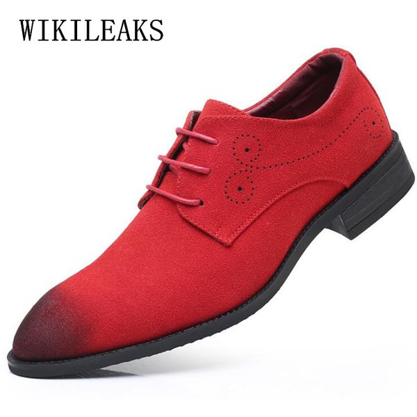 

wedding shoes men large sizes dress shoes casual sapato brogue men business zapatos hombre sapato masculino social, Black