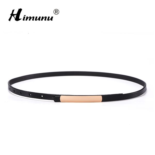 

himunu] новый стиль платье тонкий пояс для женщин натуральная кожа cinturon mujer мода женщина ремни cinturones para las las mujeres, Black;brown