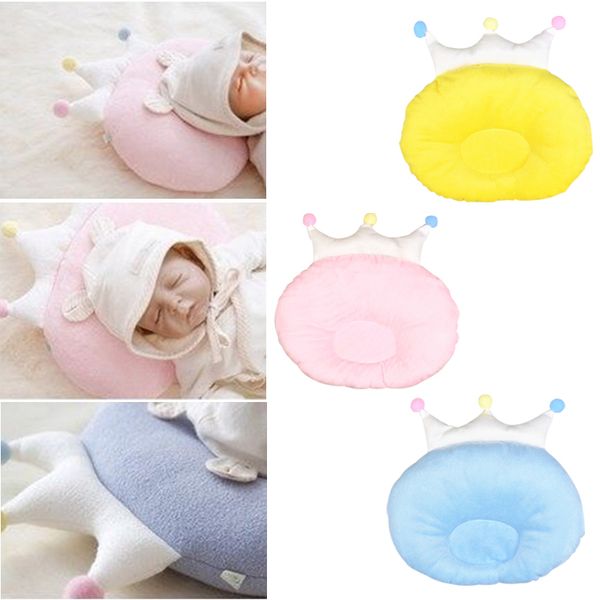 

baby crown pillow head shaping pillow newborn lovely crown shape neck protection bedding for 0-1 years old