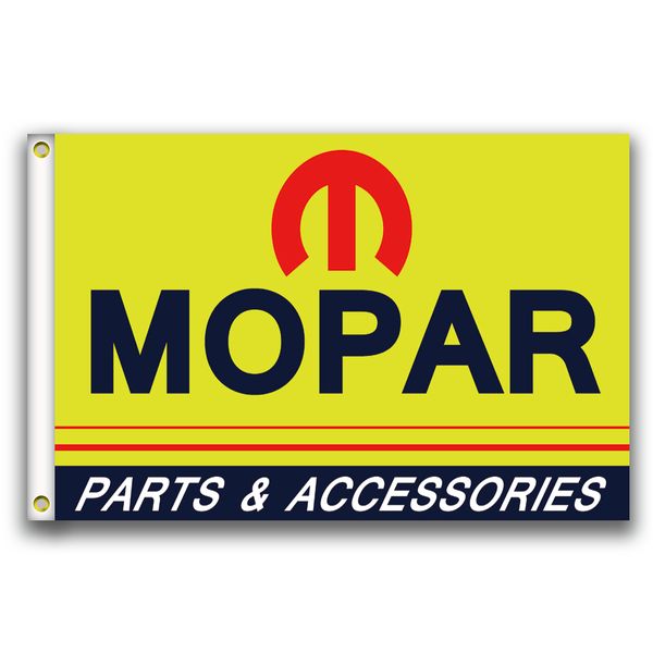 

good flag]mopar flags 3x5ft 150x90cm 100% polyester,canvas head with metal grommet,used indoors or outdoors