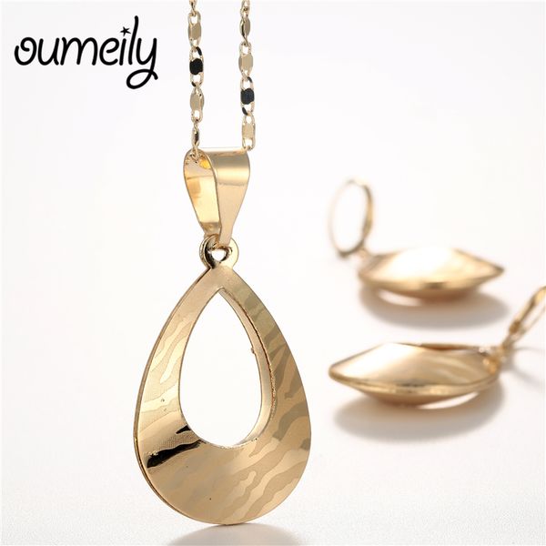 

oumeily african jewelry set necklace earrings vintage wedding jewellery set bridal jewelry gold color earrings and necklace sets, Silver