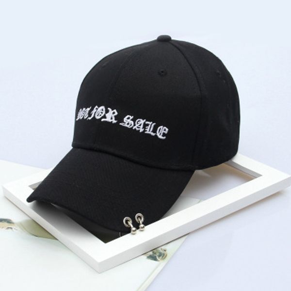 

korean men's and women's wild dome adjustable hip hop casual fashion sunshade iron tongue advertising cap, Blue;gray