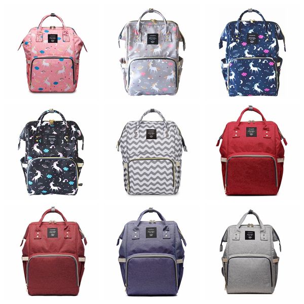 

19 color diaper bag unicorn multi function travel backpack nappy bag for baby care backpack unicorn backpack fa hion mummy backpack 20pc