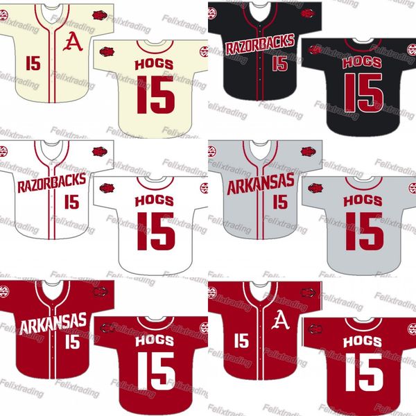 Personalizado Arkansas Baseball Jersey 