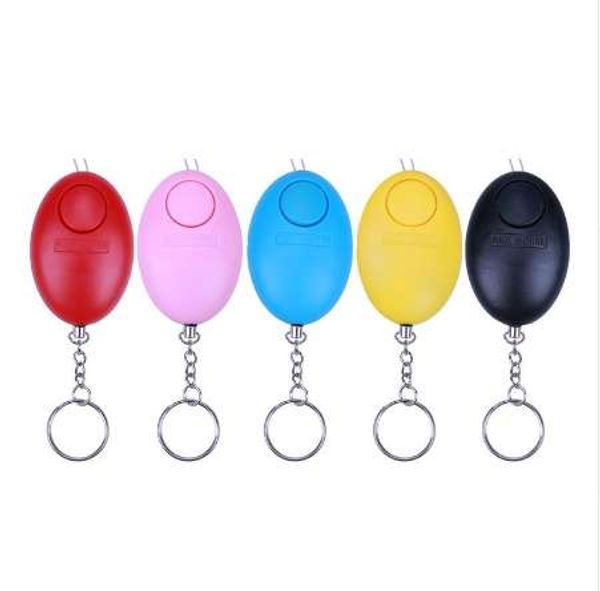 120DB Personal Alarm Keyring Outdoor Egg Shaped Panic Raps Attack Safety Security Outdoor EDC-Werkzeug, Pocket Emergency Multi Tool