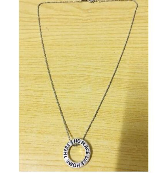 

10pc/lot 2018 arrival pendant necklace theres no place like home necklace wizard of oz dorothy graduation gift leaving home gift, Silver