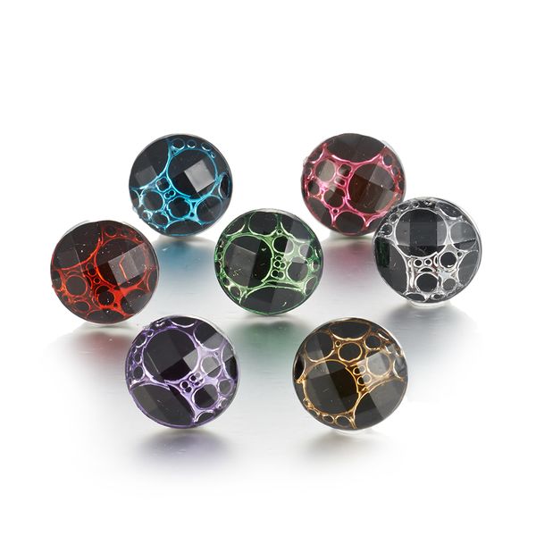 

noosa chunks randomly mixed 18mm resin sequins snap button diy snap button jewelry for female leather bracelet women's