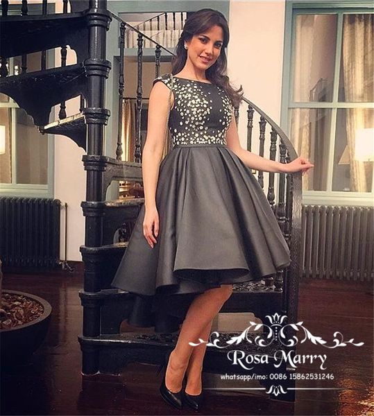 Gothic Black Short Prom Dresses 2020 Ball Gown 3d Floral Plus Size