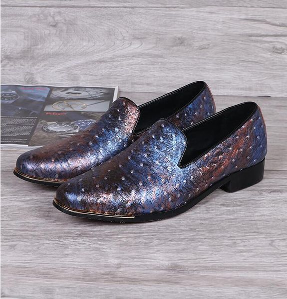 New Style British Style Hairdresser Mens Shoes Pointed Leisure