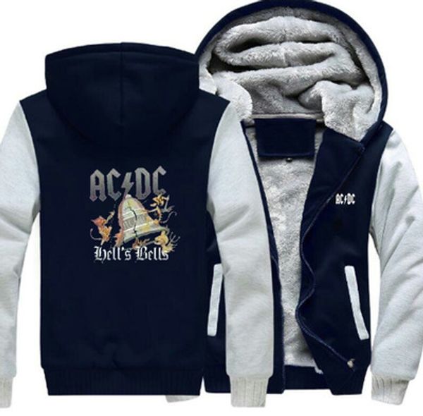 2019 2018 Acdc Hooded Thick Zipper Men Sweatshirts Winter Jackets And Coats Acdc Unisex Thicken Jacket Sweatshirts Hoodies From Hu860818 33 51 Dhgate Com