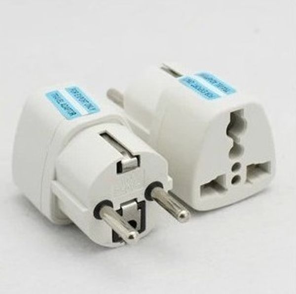 Portable UK US AU to EU European Power Socket Plug Adapter Travel Converter
