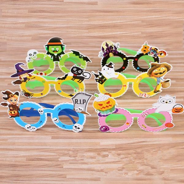 

new halloween supplies paper glass frame decorative items children