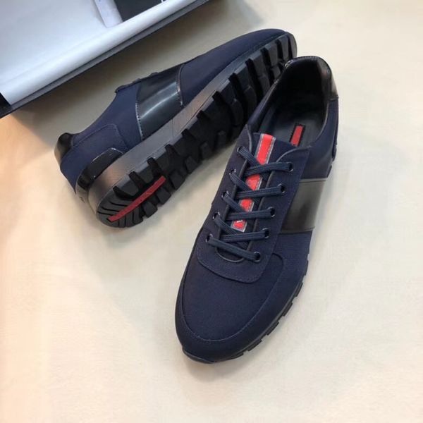

2019 new fashion genuine leather senior handmade men sneakers casual shoes black and white size 38-45 with box
