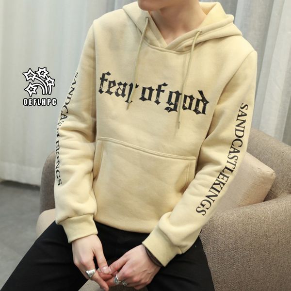 

autumn winter keep warm fashion casual men coat sweater long sleeves hats men hoodies & sweatshirts men clothing 100% dacron pullover ay29, Black