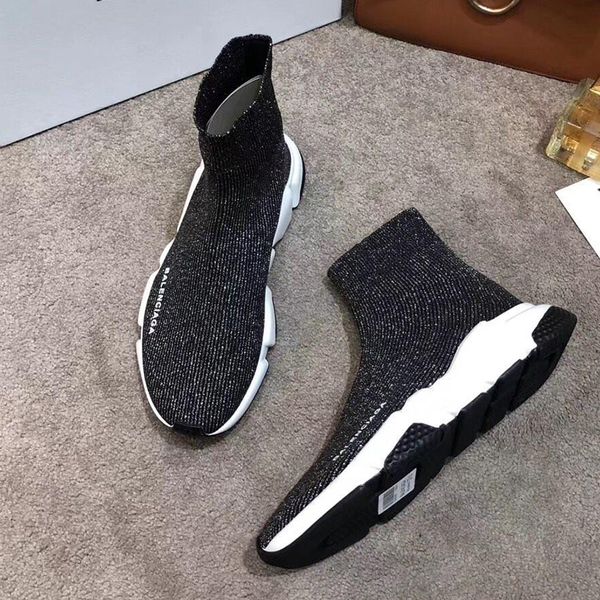 

Mens Shoes Luxury Chaussures pour hommes Speed Trainers High Top Casual Shoes Footwear Ankle Boots Walking Shoes Socks Sneakers Drop Ship