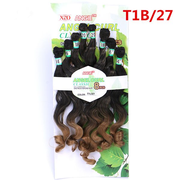 2020 100 Natural Fiber Wet And Wavy Synthetic Hair Extension For
