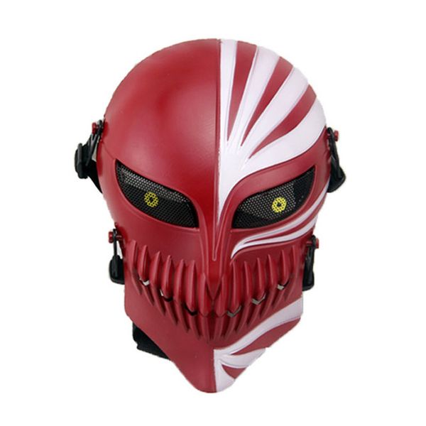

full face protective cycling riding resin mask field cs protective mask halloween skull, Black