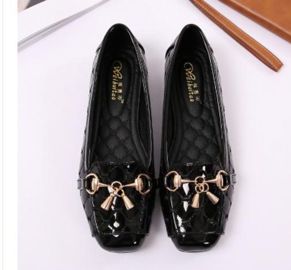 

send female spring and autumn 2018 new single shoes korean, Black