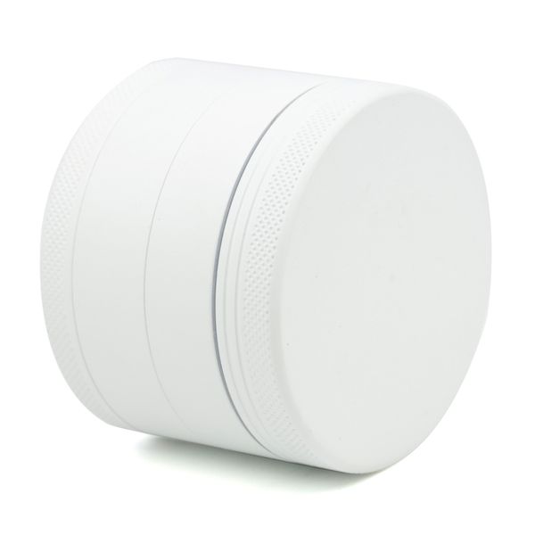 

Херб Grinder Grinder 63MM 4 часть из алюминиевого сплава Rubber лак белого цвета Grinder OEM логотип Tobacco дробилка Бесплатная доставка
