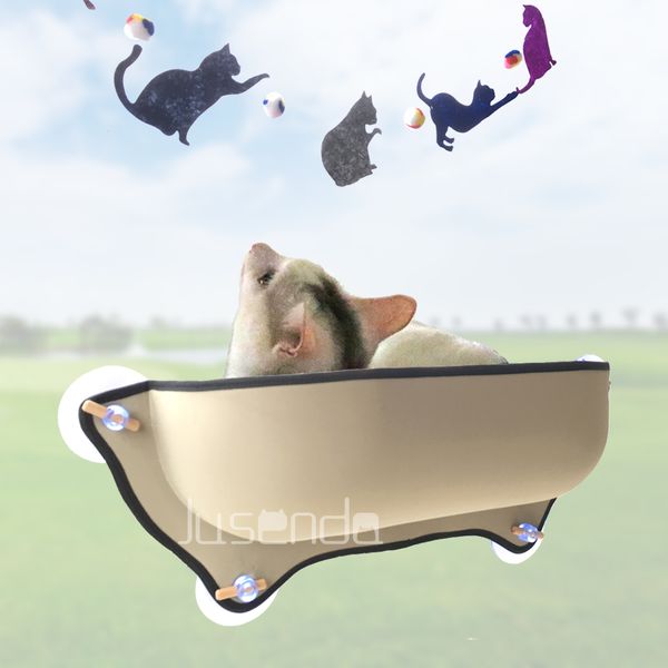 

removable high bed ultimate sunbathing cat window mounted hammock lounger perch cushion hanging shelf seat kitty sill carrier