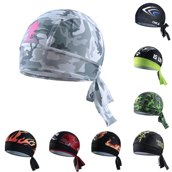 

summer men bike cooling hat breathable cycling helmet cap head scarf
