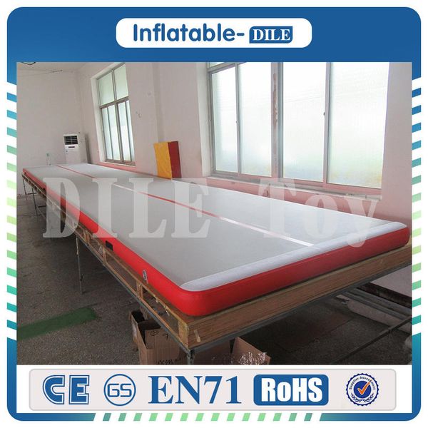 

pump, 6x1x0.2m gymnastics air track inflatable air track tumbling mat for sale