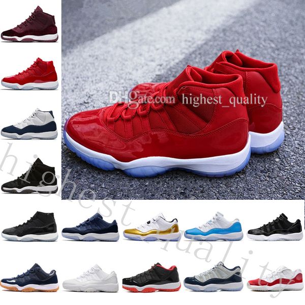 

2018 mens 11 xi basketball shoes unc gym red bred space jam concord 72-10 legend blue sports womens sneakers us 5.5-13 eur 36-47