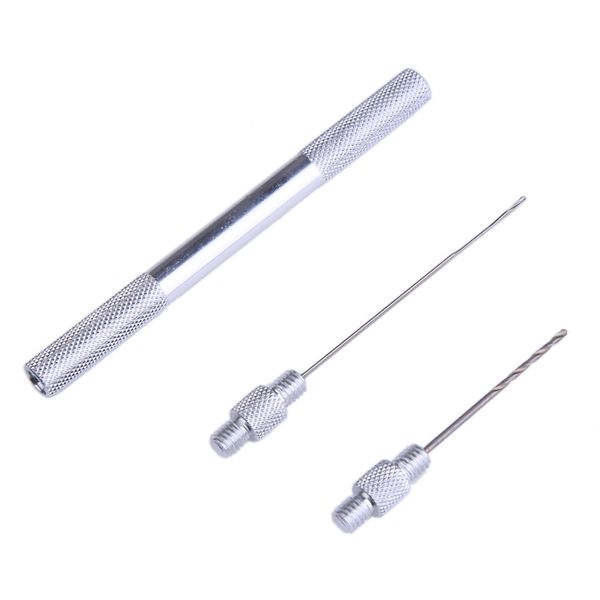 Kit 3 in 1 per pesca alla carpa carp fishing ago esca+trapano lega alluminio
