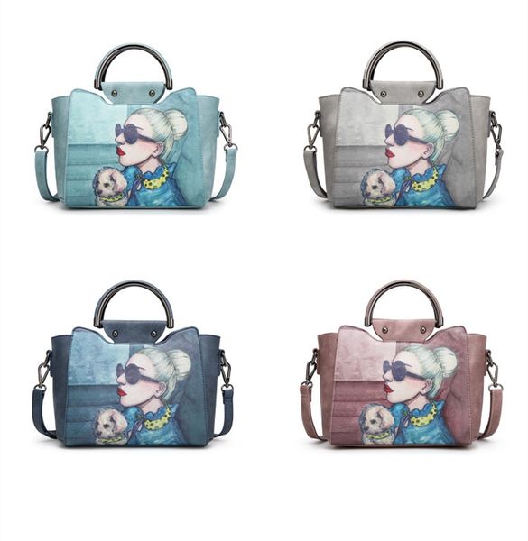 

brand women messenger bags beautiful fashion printing women handbag sweet simple women bag