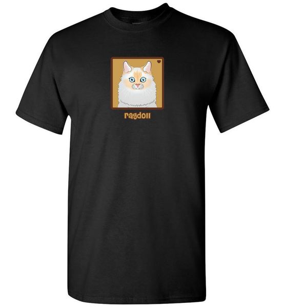 Ragdoll Cat Cartoon T-Shirt Tee Flame-Point Men Women/'s Youth Tank Short Long