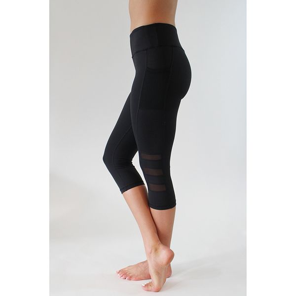 

new yoga pants sport fashion women fitness high waist leggings stretch gym sport yoga leggings pants trousers outdoor legency, White;red