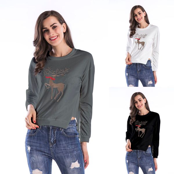 

bofute new women's clothing long sleeve t-shirts sweatshirt o-neck coats b5567, Black