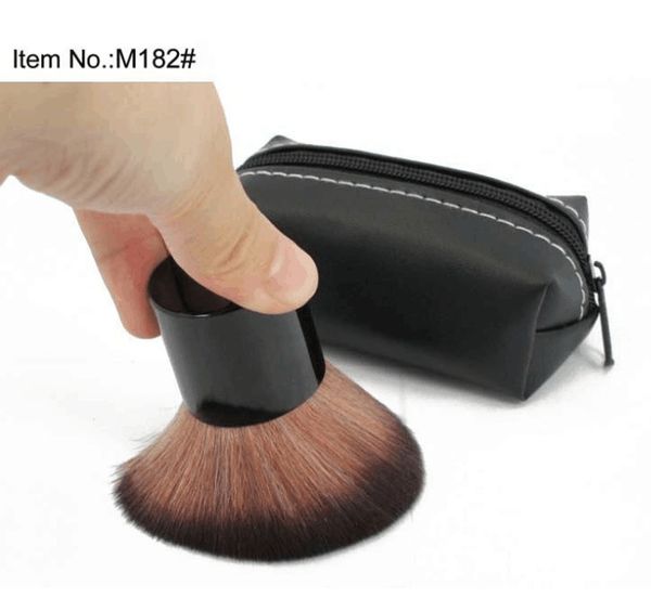 

New #182 Kabuki Brush Blusher Brush 182 Brush With Leather Bag