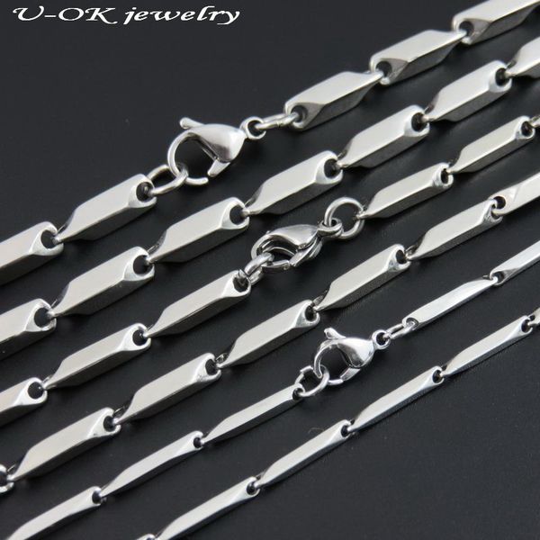 

whole sale2/3/4mm width 45cm 50cm 55cm 60cm 316l stainless steel silver tone link chain, classic necklace for men women