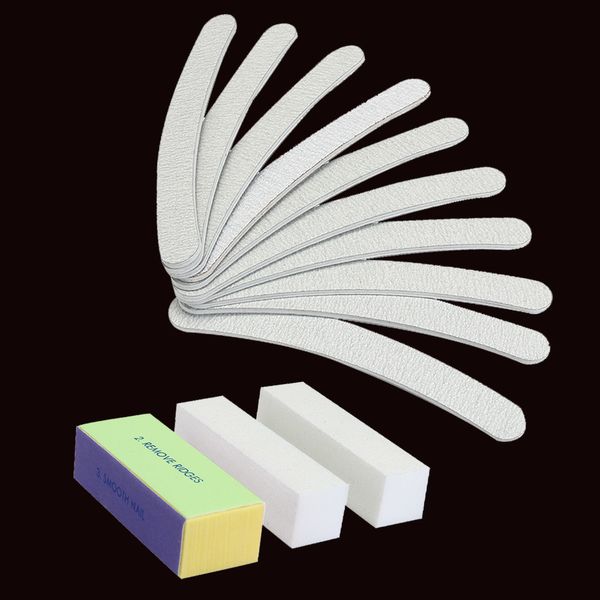 

13pcs/lot nail file sanding files buffer nail gel tips polish remover file manicure pedicure art tools kit wholesaler 1j20
