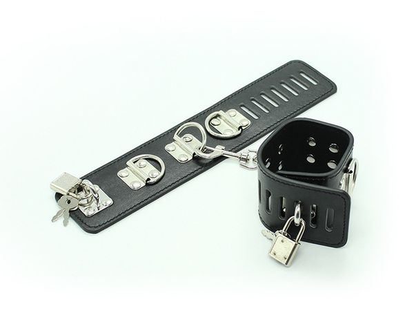 

hand toys for leather bdsm ankle cuffs sexuelstoys slave restraints belt games adults bondage for couples fetish in cuffs wrist women m axfh