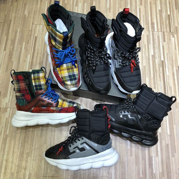 

2018 fa hion toq high chain reaction neaker de igner luxury brand neaker china whole ale hoe for ale