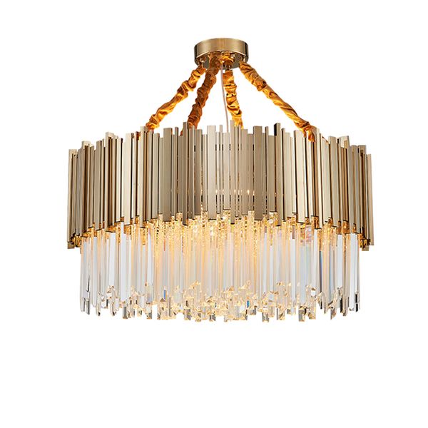 

vintage living room crystal lamp luxury quality glass pendant light dia600/800mm